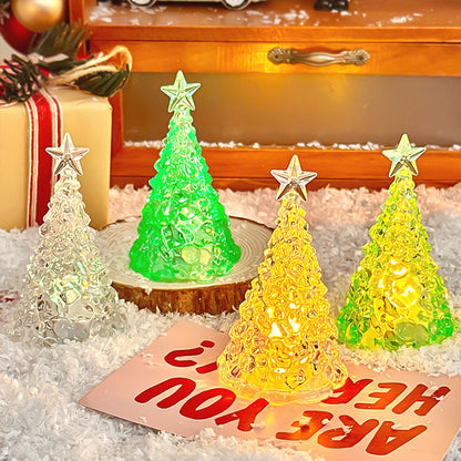 Christmas Star Tree Night Light LED Room Decoration Iceberg Atmosphere Light Children&