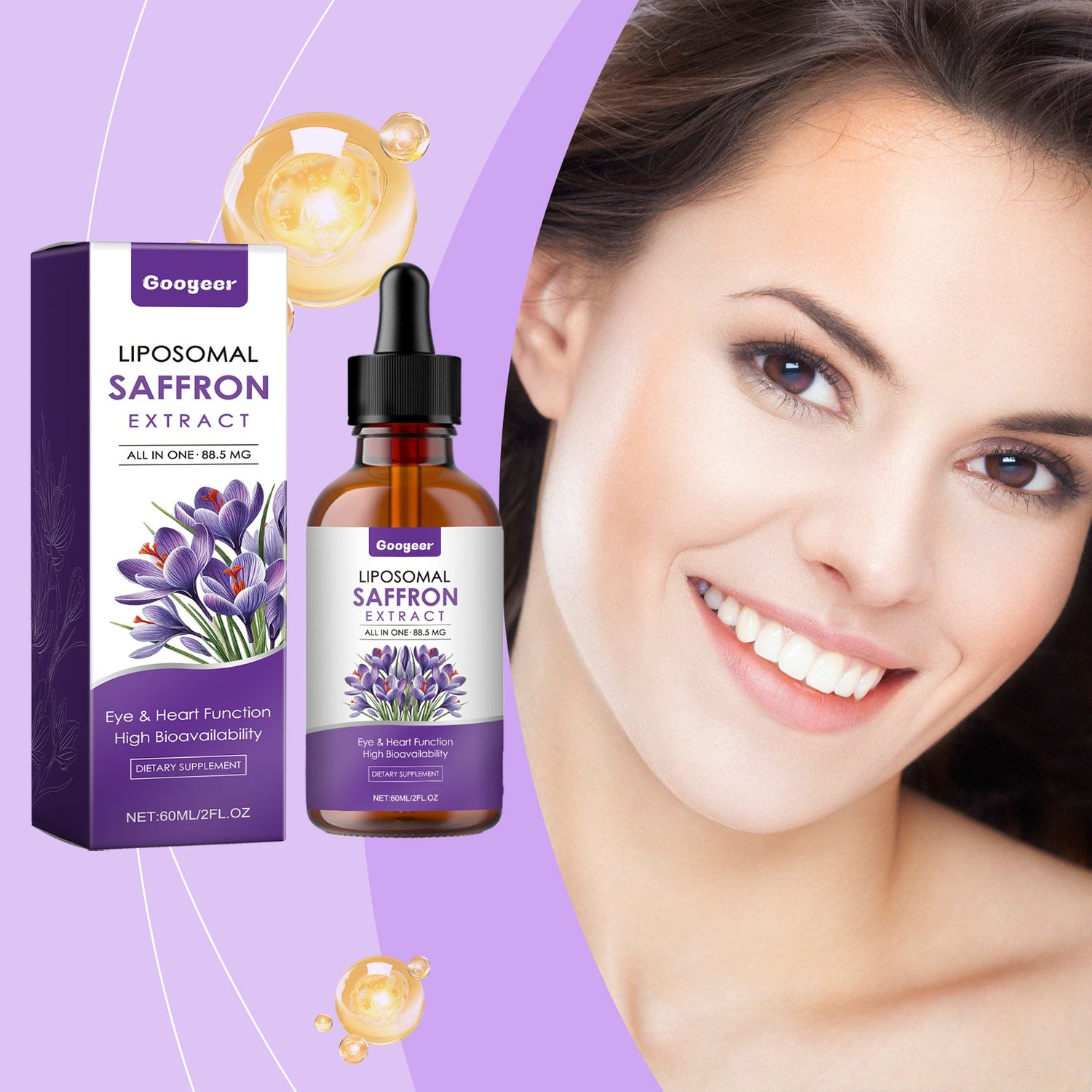 Saffron Body Therapy Supplement Drops