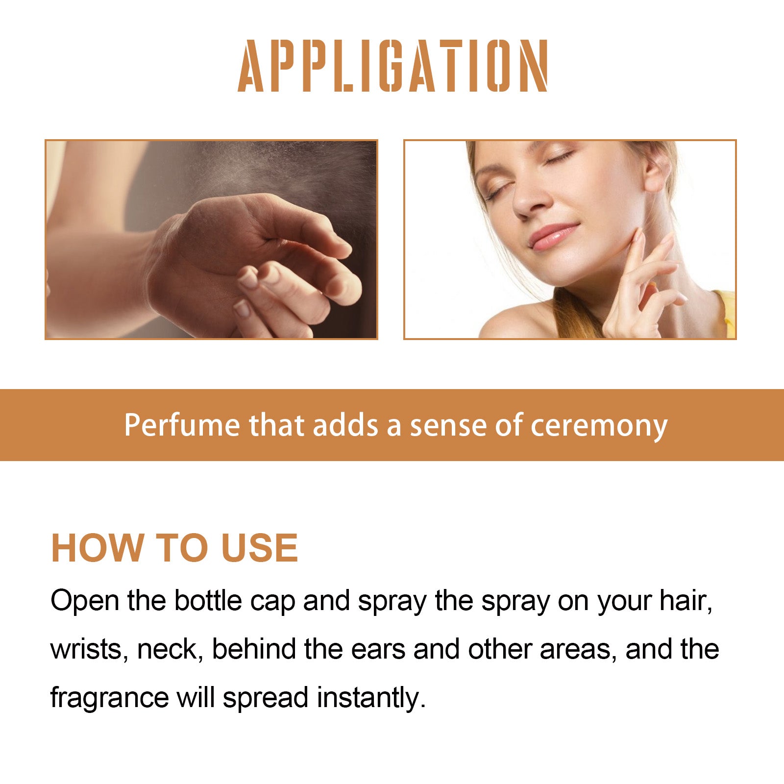 Perfume Spray Fresh Lasting Fragrance Non-Pungent Women&