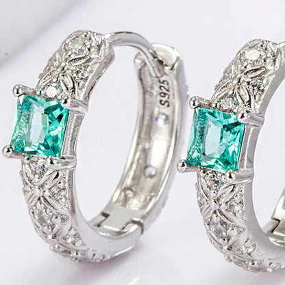 925 sterling silver daily versatile platinum plated earrings jewelry