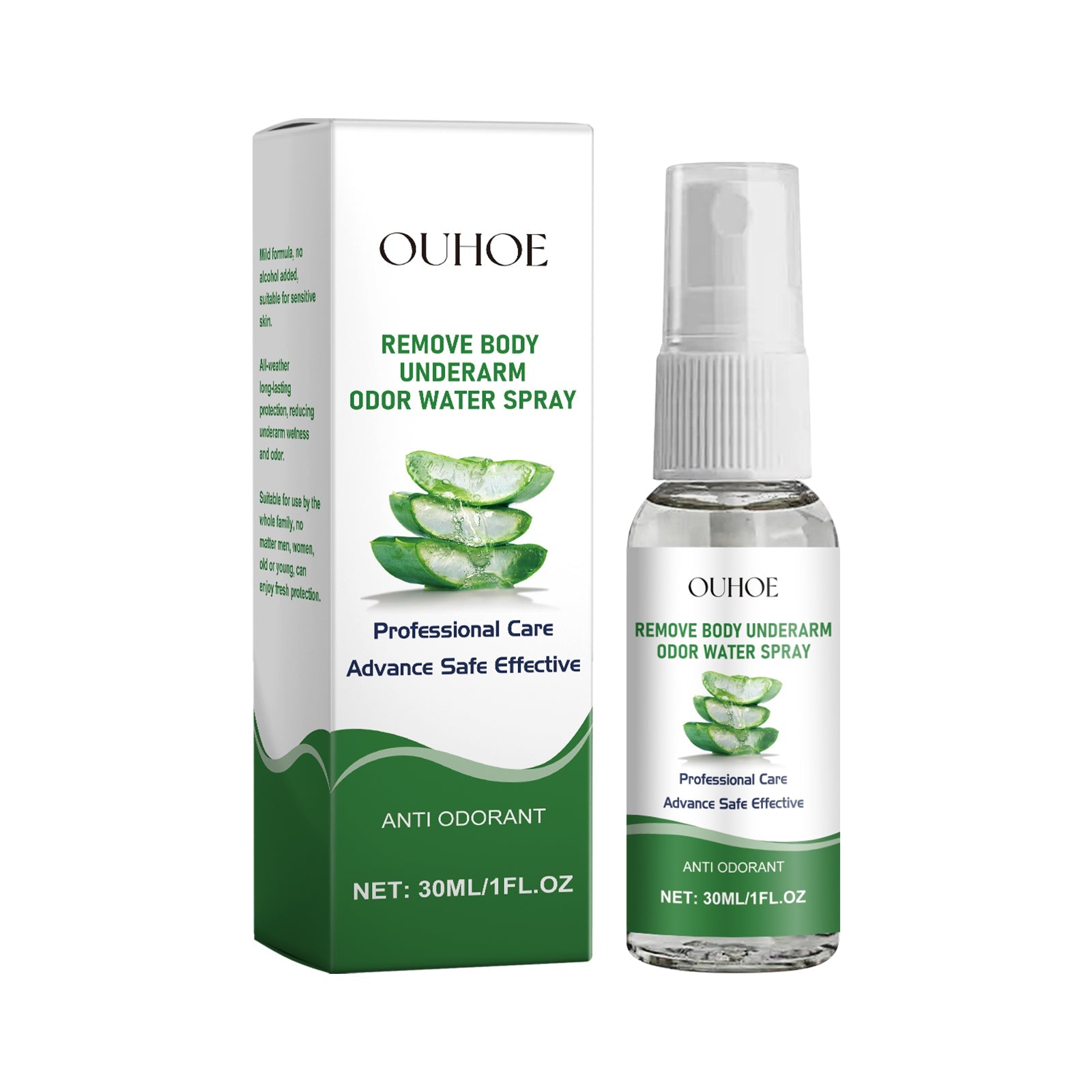 Aloe Vera Underarm Spray Refreshing Spray Hydrates, Leaves Fragrance, Nourishes And Refreshes Underarms