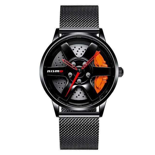 NIBOSI Wheel Rim Mens Watches Top Brand Luxury Sport Car Watch Men Fashion Waterproof Men&