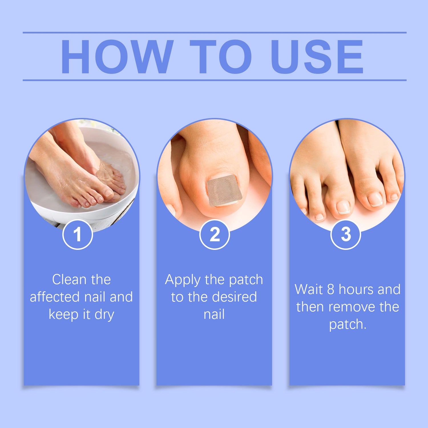 Nail Care Patches Gently Repair Nails For Easy Daily Cleaning With Simple Care Patches