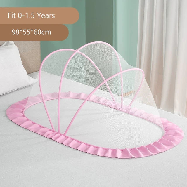 Baby mosquito net cover baby crib Mongolian yurt full face mosquito proof cover children&