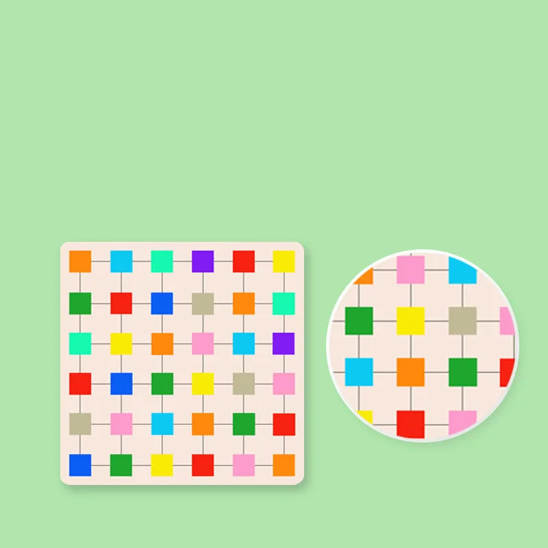 Color block capture puzzle children&