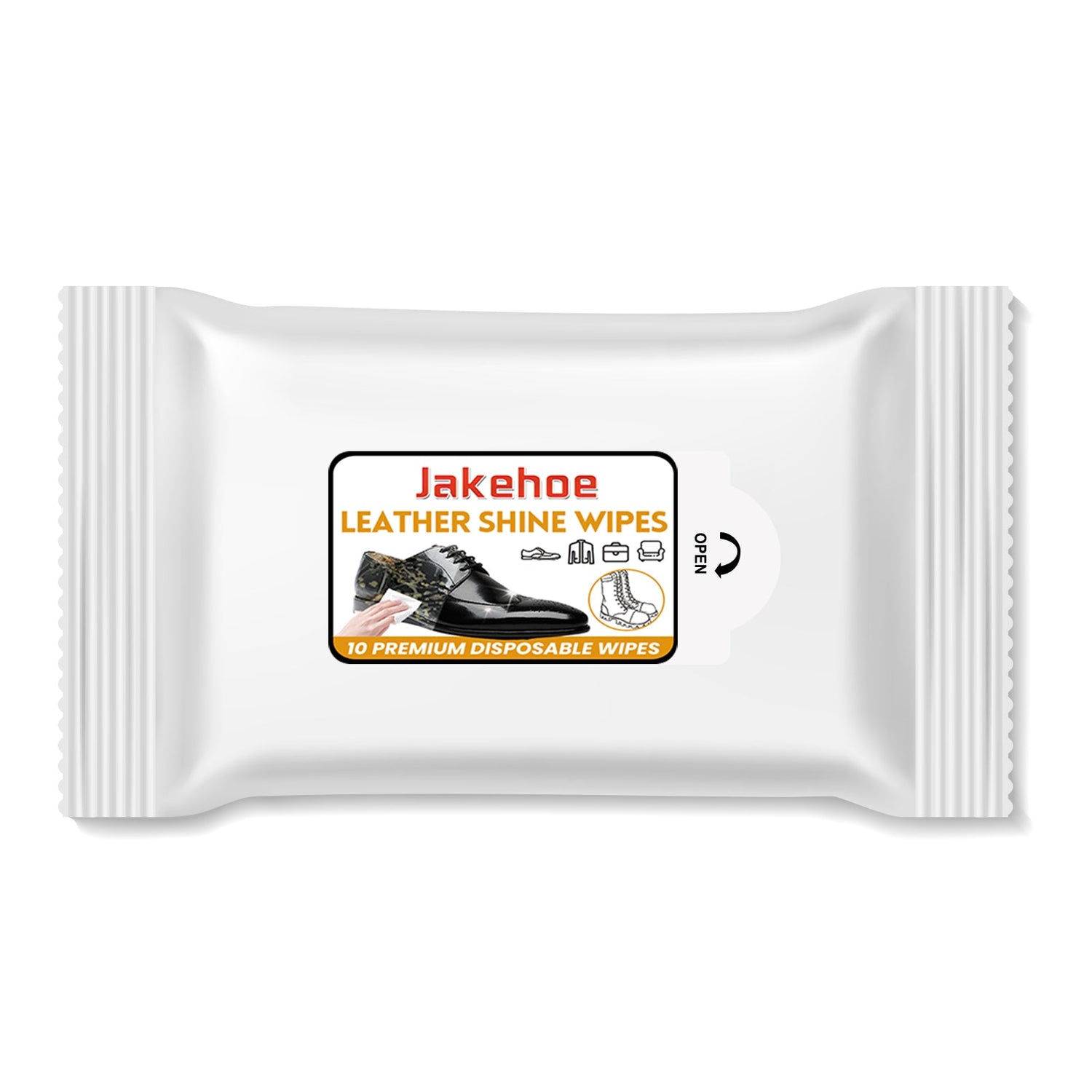 Shoe Wipes, Leather Shoes Sneakers Wallet Leather Sofa Multi-Purpose No-Wash Decontamination Cleaning Wipes
