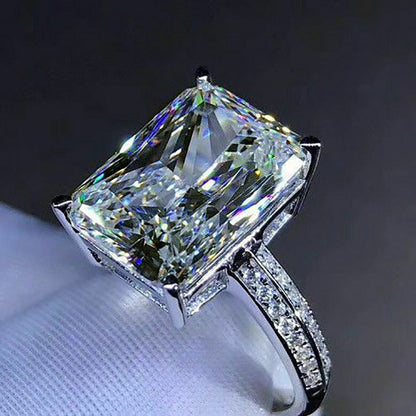 Explosive new style set with oversized zircon rings, simple women&