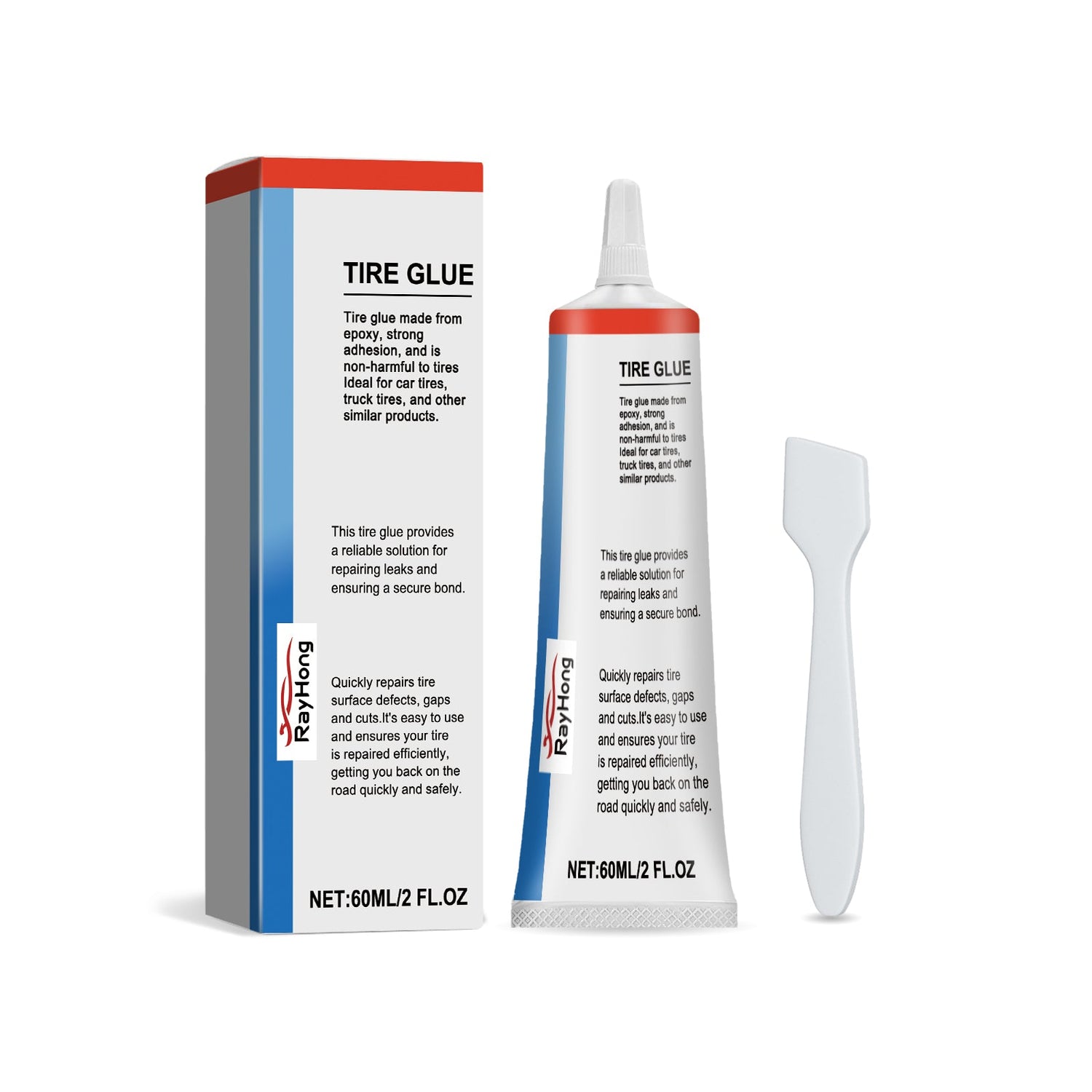 Tire Repair Kit, Soft Repair Glue For Repairing Cracks And Scratches On The Side Of Car Tires