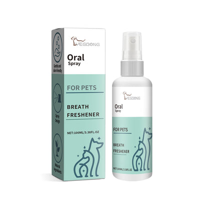 Pet Mint Fresh Breath Spray, Clean Your Dog&