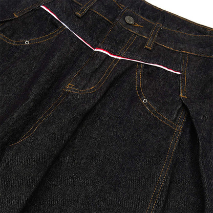 American High Street Design Denim Wide Leg Long Pants Men&