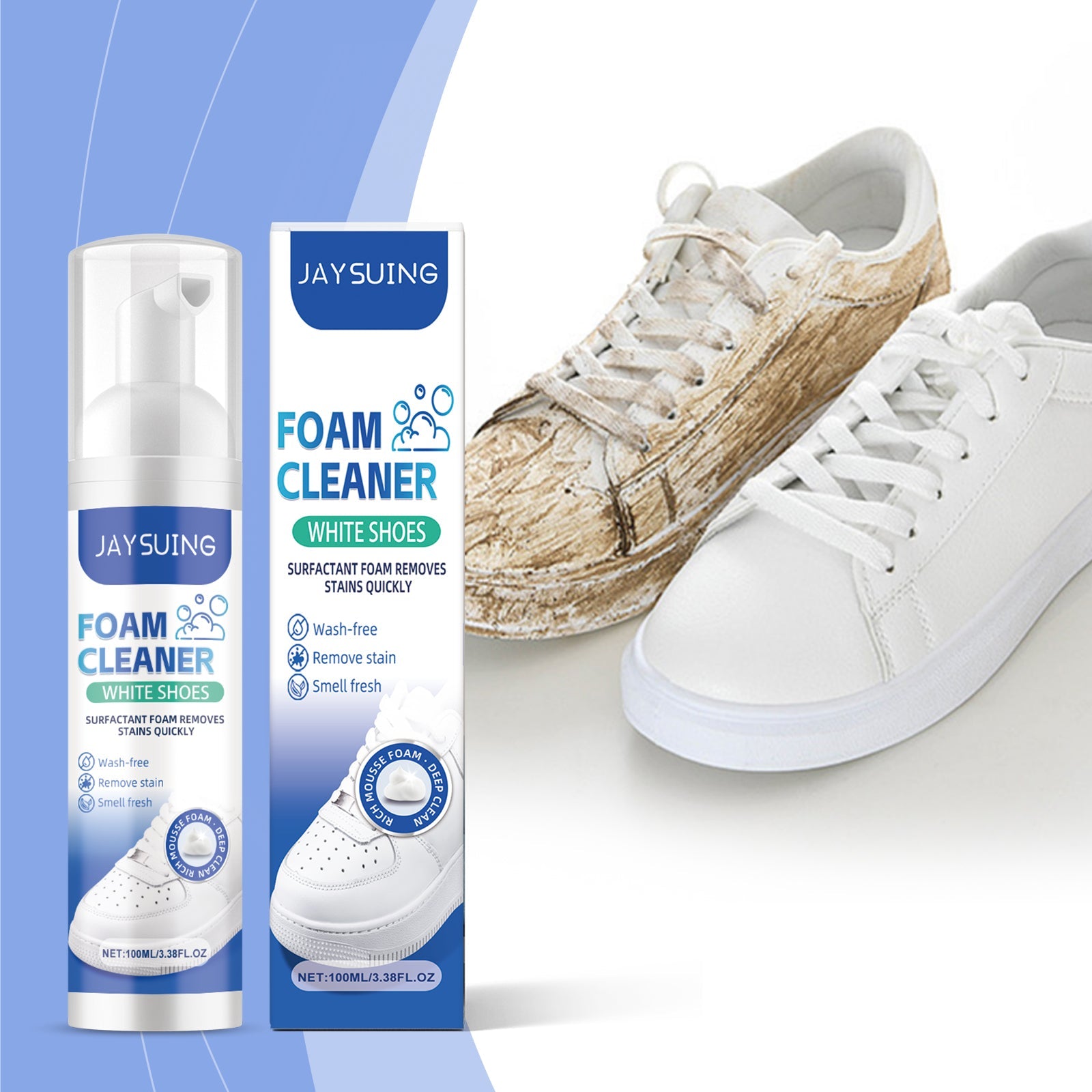 Sports Shoe Whitening Foam Cleaner