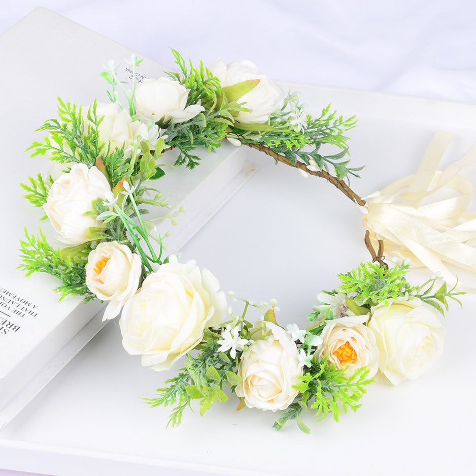 Hawaiian Wreath Bridal Fairy Simulation Starry Sky Flower Headwear Children&