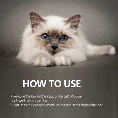 Pet Anti-Flea Tick Agent, External Deworming Skin Cleaning Tick Drops For Cats And Dogs
