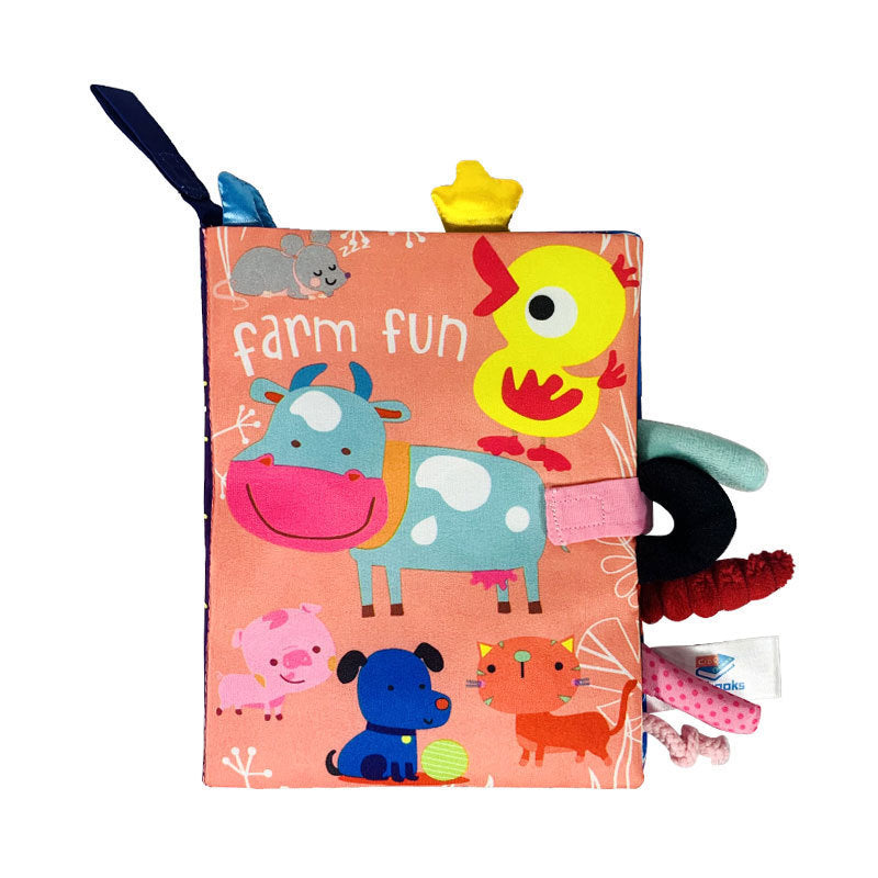 Baby toys three-dimensional cloth books that cannot be torn apart washable children&