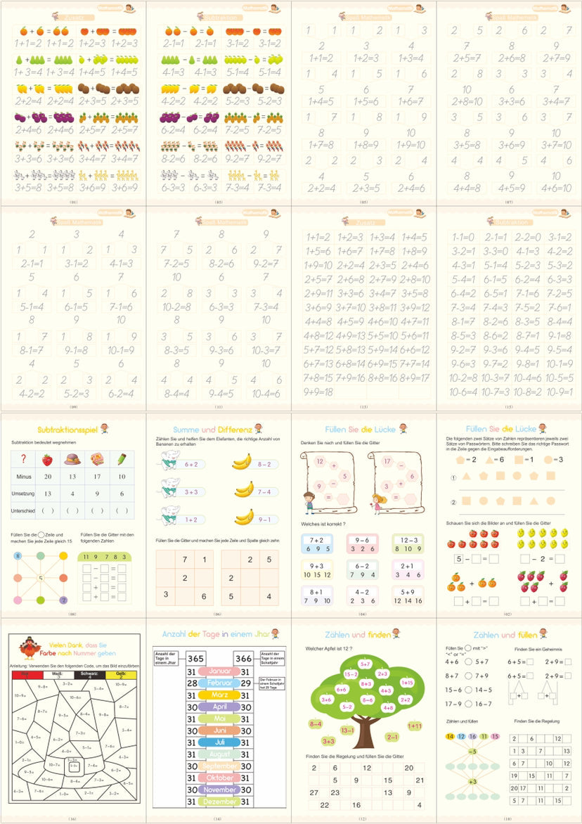 Full English version of calligraphy stickers Children&
