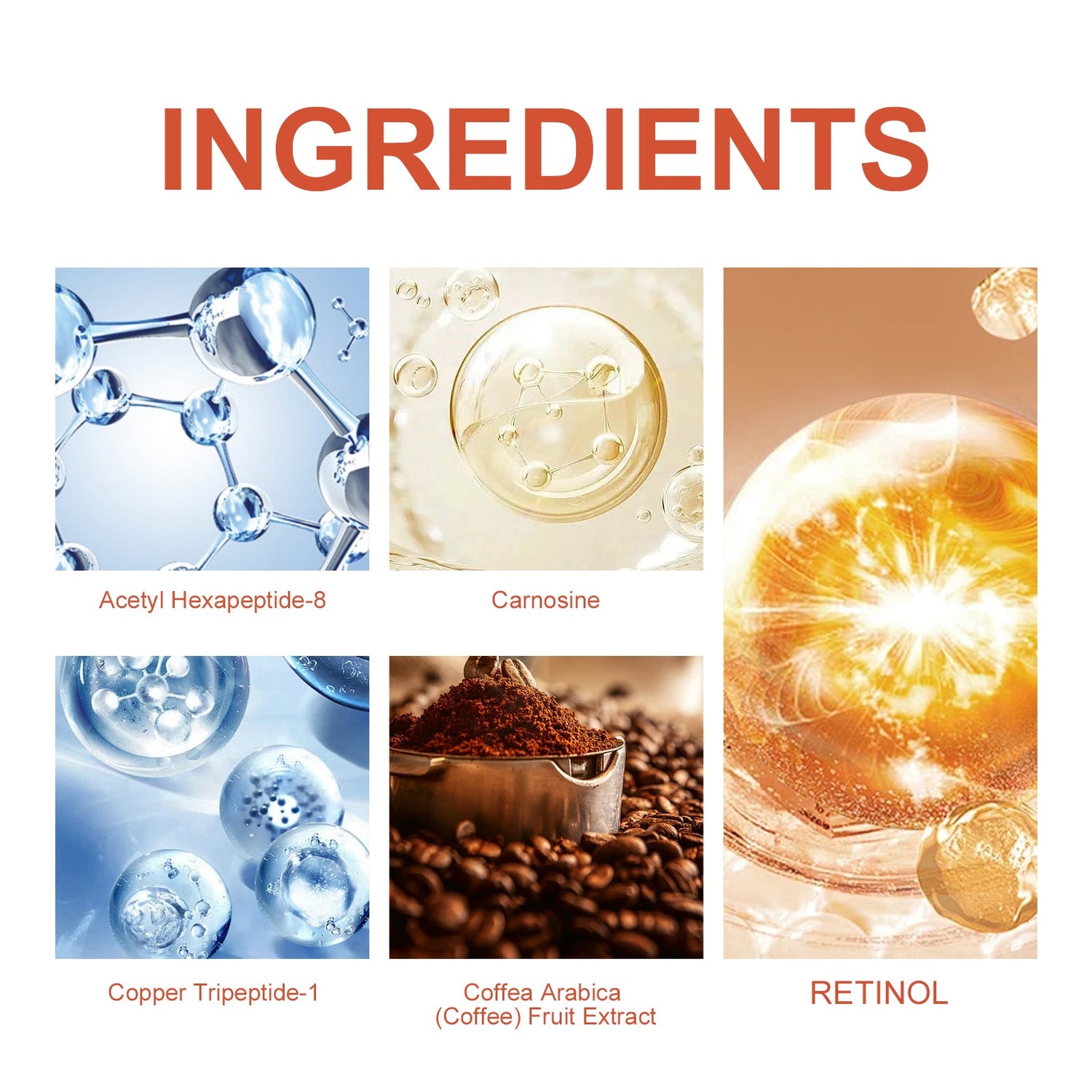 Retinol Polypeptide Revitalizing Eye Cream, Firming Skin Around Eyes Lighten Dark Circles Crow&