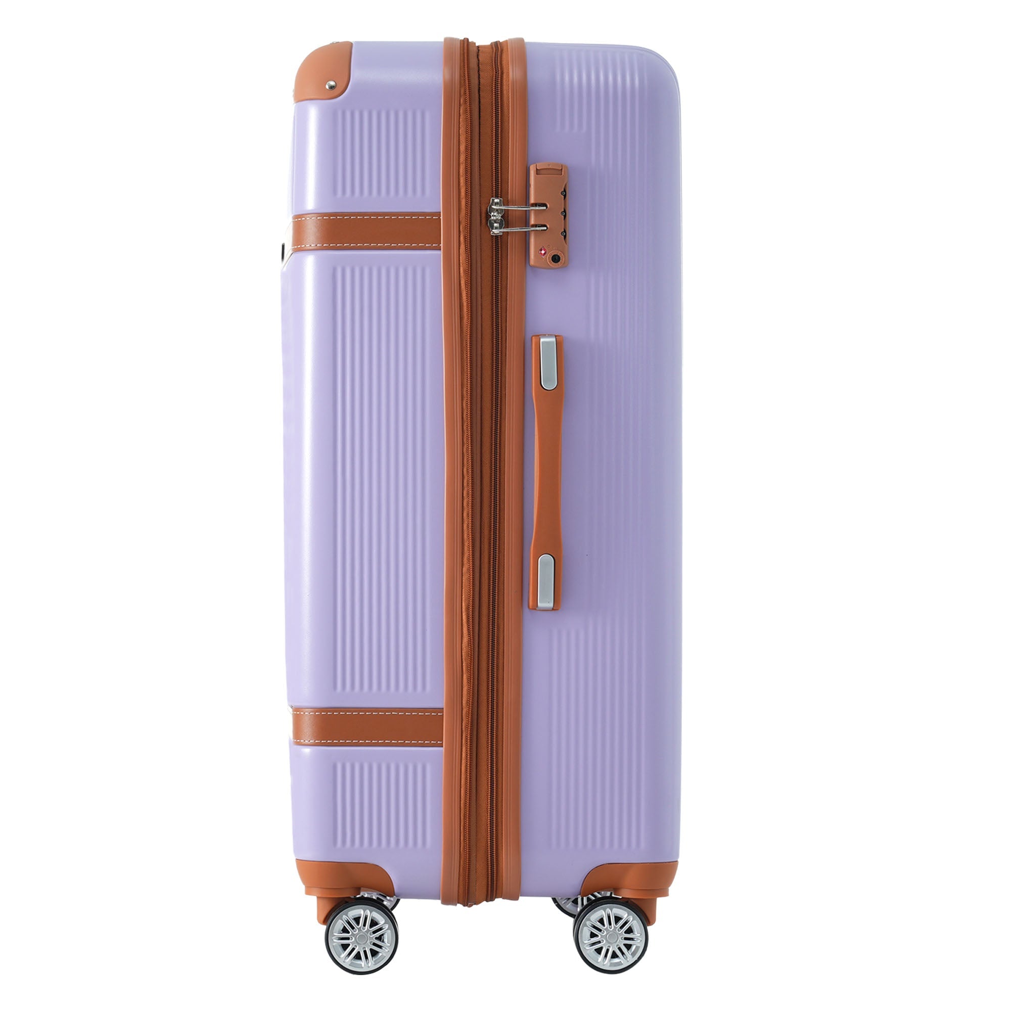 Hardshell Luggage Sets 3 Piece double spinner 8 wheels Suitcase with TSA Lock Lightweight 20&