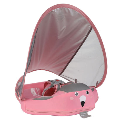 Infants and young children with inflatable seat rings and sunshades beginner&