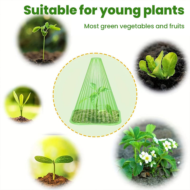 30 Reusable Square Planting Tents. Protect plants from birds, frost &amp; snails.