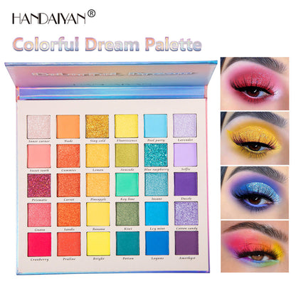 30-Color Glitter Eyeshadow Palette