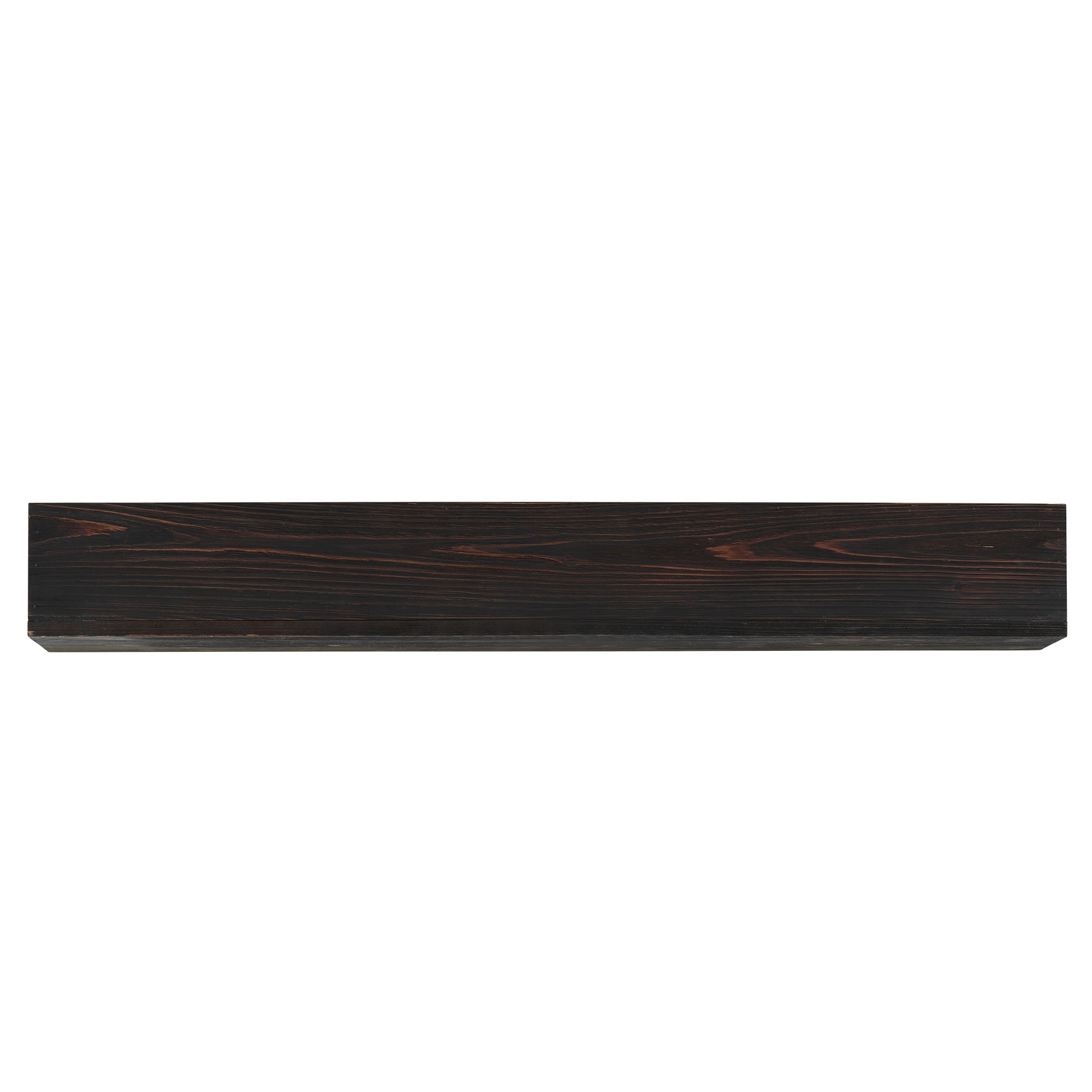 72" Rustic Wood Fireplace Mantel,Wall-Mounted &amp; Floating Shelf for Home Decor Espresso