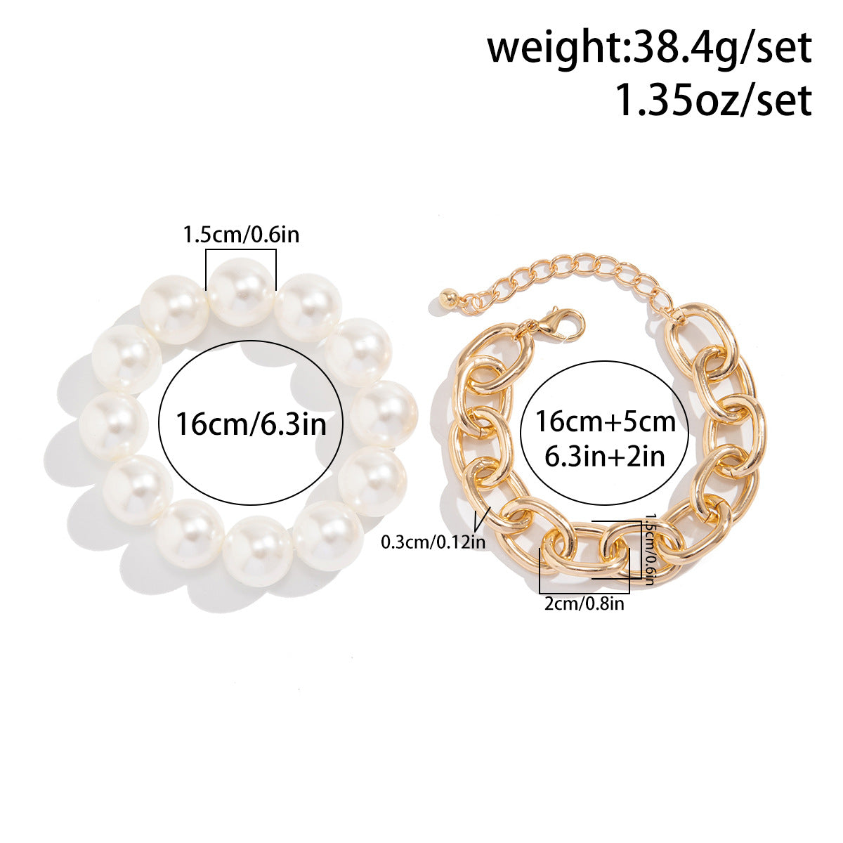 Hot selling geometric bead bracelet for women&