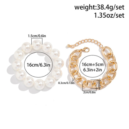 Hot selling geometric bead bracelet for women&