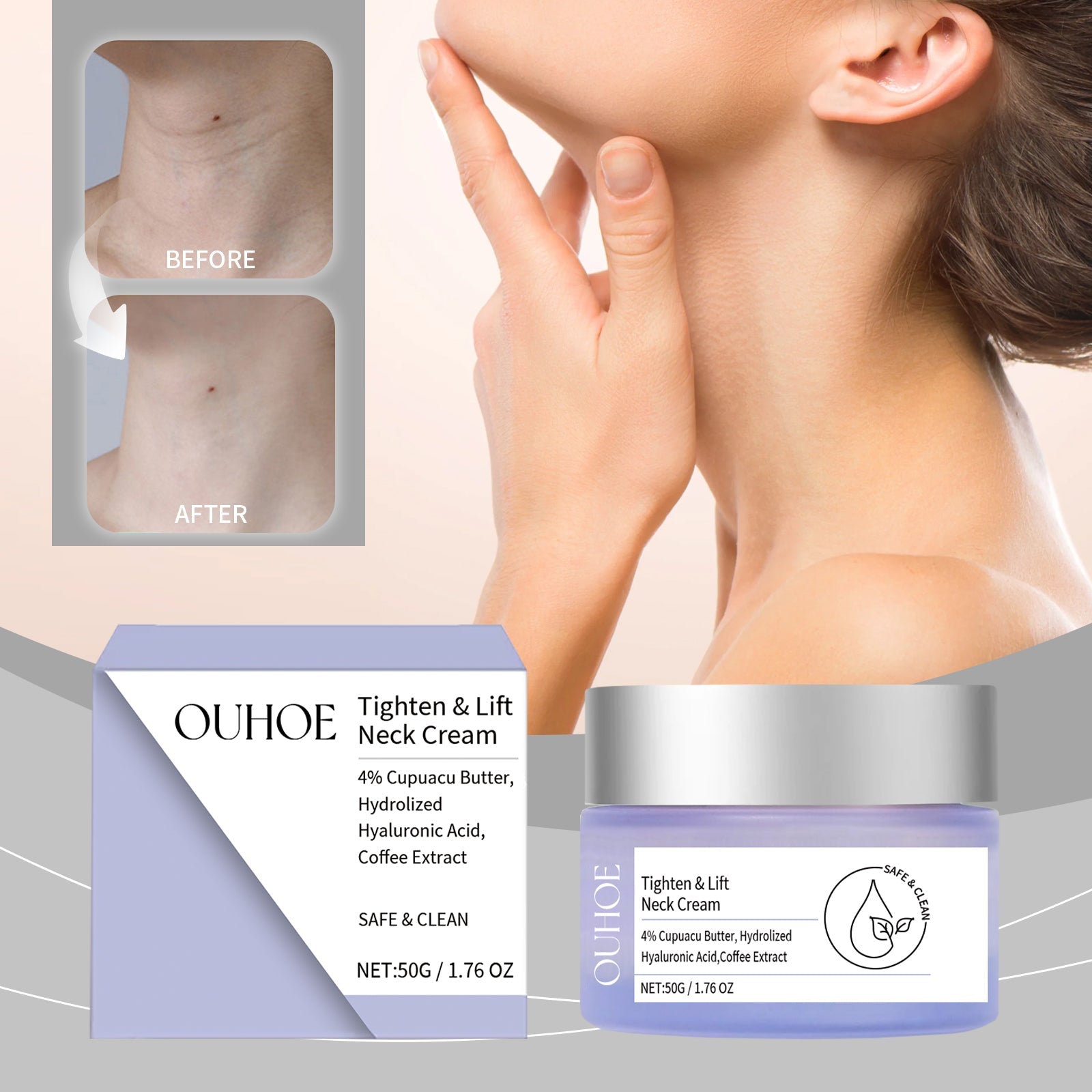 Hydrating Neck Cream Moisturizing And Hydrating Care For Delicate Lines Hydrating Neck Cream
