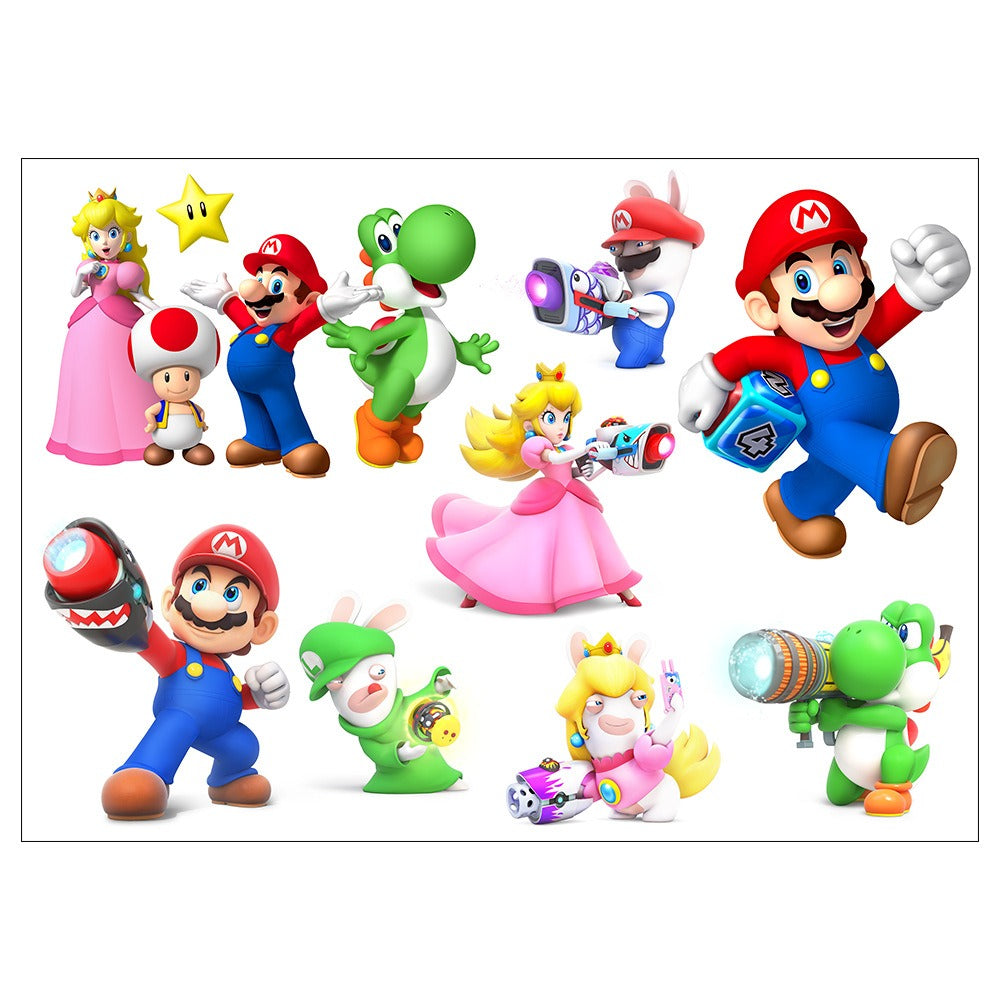 Mario stickers Super Mario stickers Children&