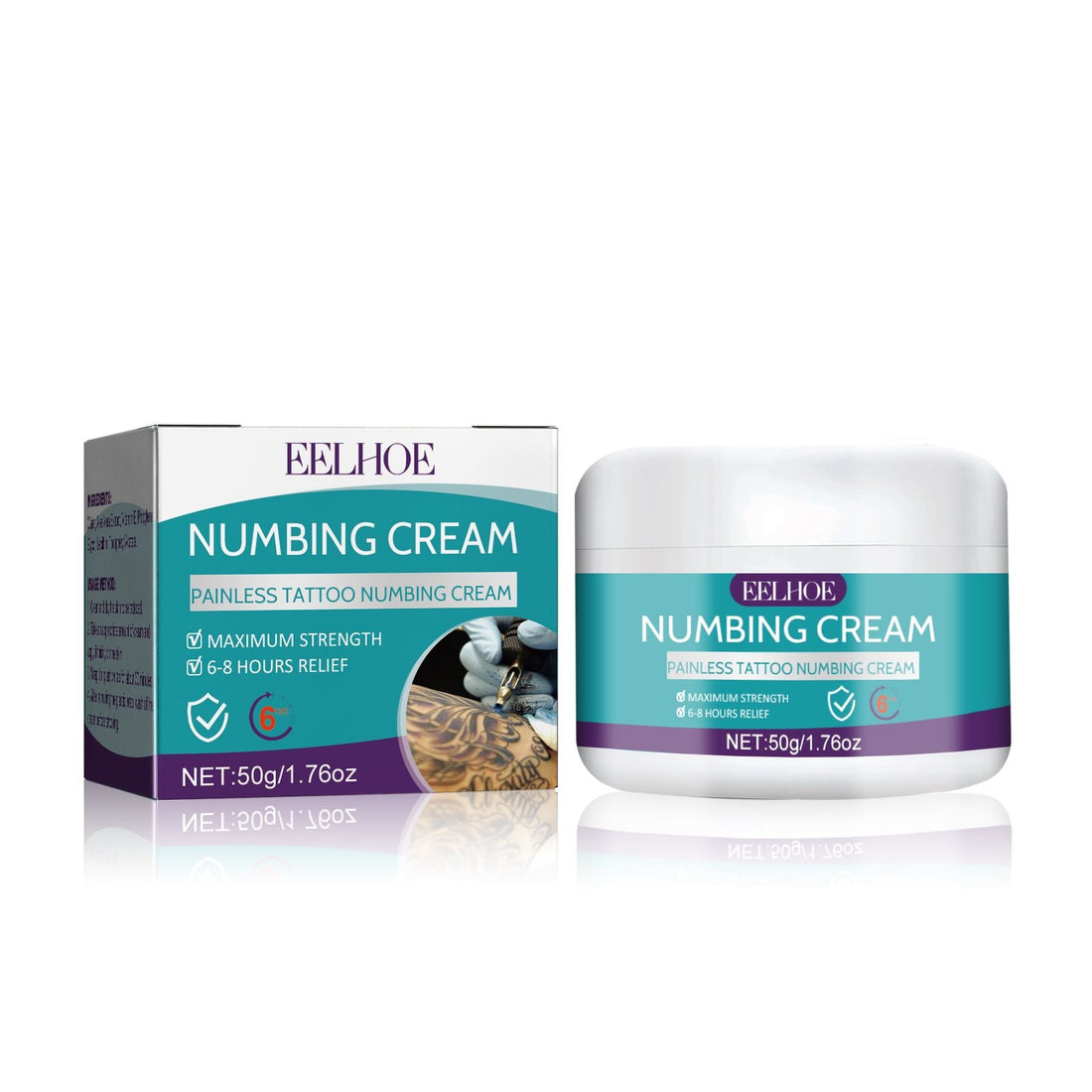 Tattoo Care Cream, Gently Cleanses And Moisturizes Tattooed Skin And Lightens Tattoo Marks