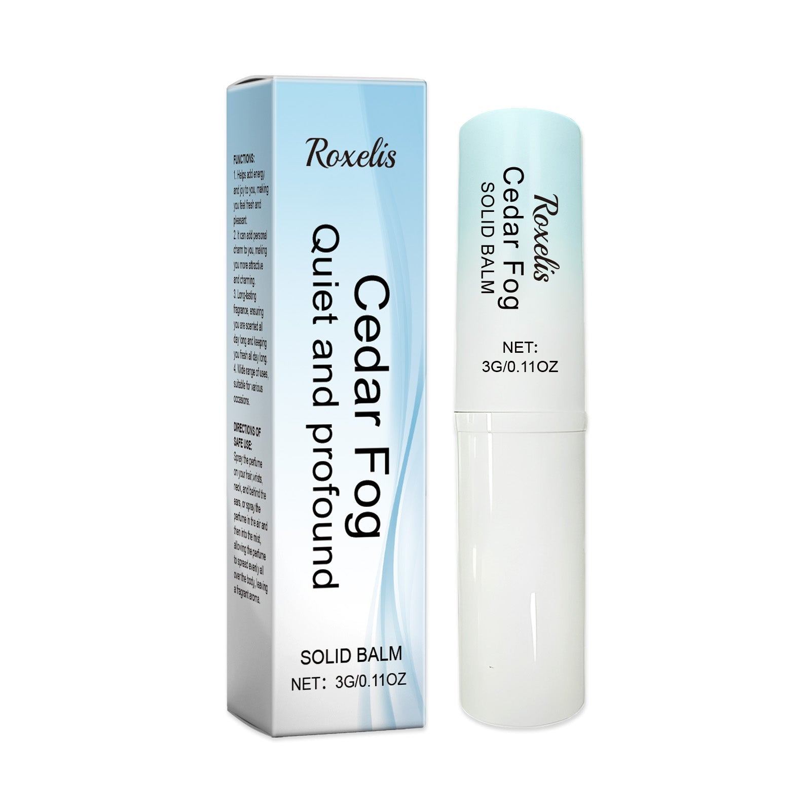 Clear Fragrance Type Solid Balm Fresh Charm Light Elegant Charm Keep Fragrance Fresh Non-Sticky Solid Balm