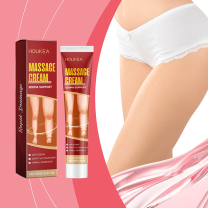 Herbal Leg Care Cream, Pamper And Massage Leg Skin To Relieve Leg Discomfort Daily Care Cream