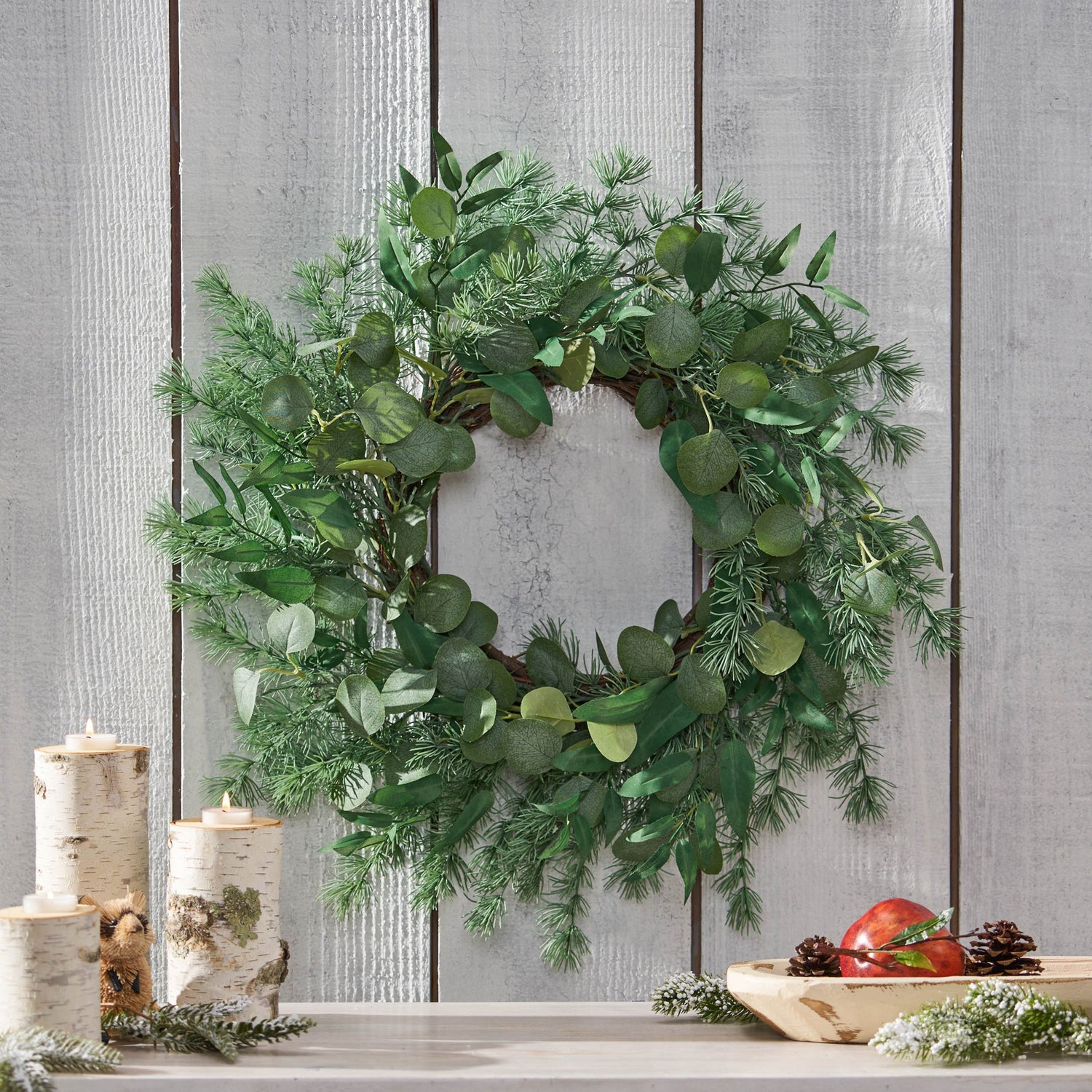 24.5" LEAVES WREATH