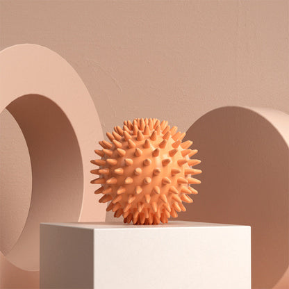 Durable sport massage ball. Spiky design for myofascial release, deep - tissue work, trigger points, muscle recovery &amp; pain reli