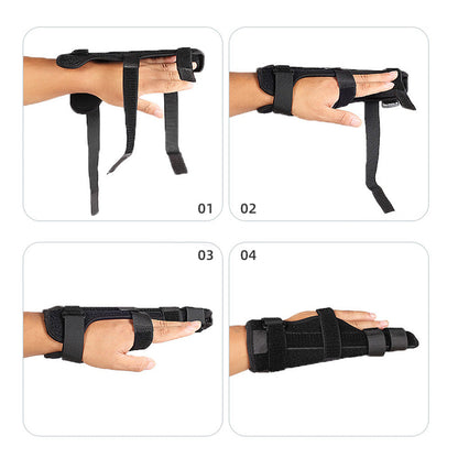 Hailicare Ring Finger Tail Finger Fixation Set Finger Fracture Damage Aluminum Plate Support Protector