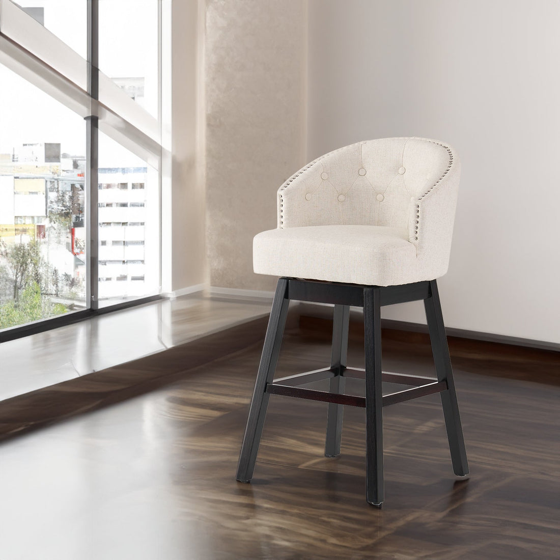 OGDEN KD SWIVEL BARSTOOL( SET OF 2 )