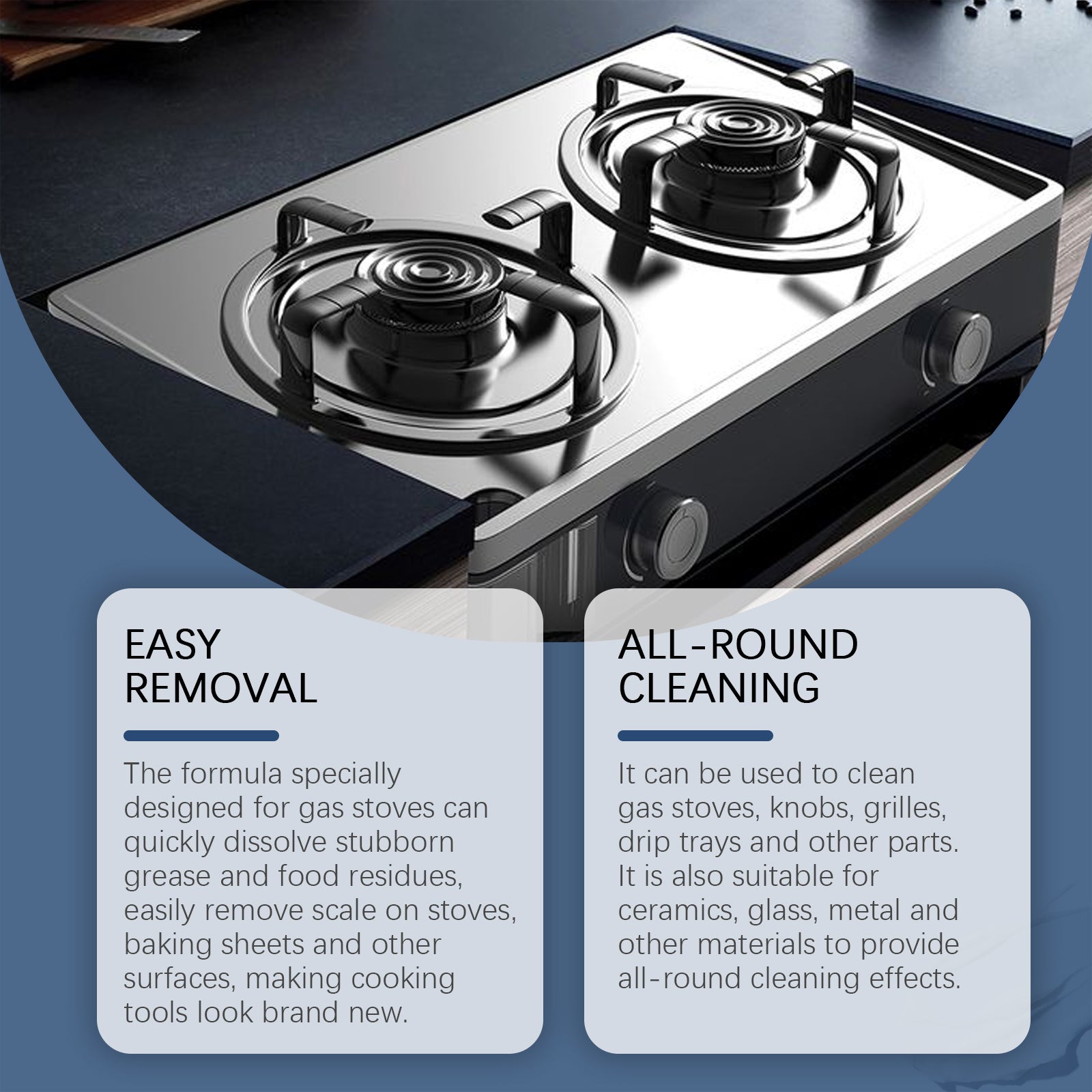 Gas Stove Oil Cleaner