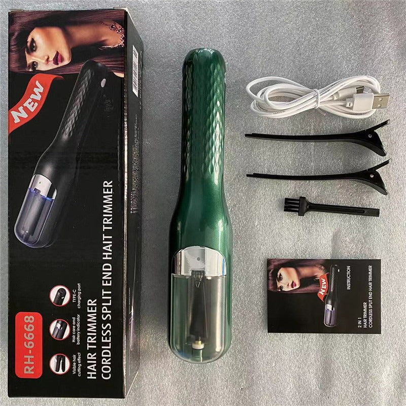 Fully automatic hair clipper, hair splitting and trimming device, multifunctional electric women&