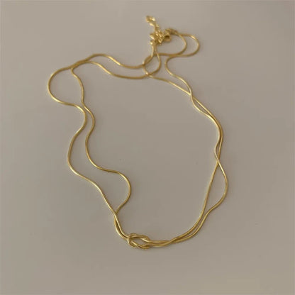 Titanium Steel Knotted Necklace