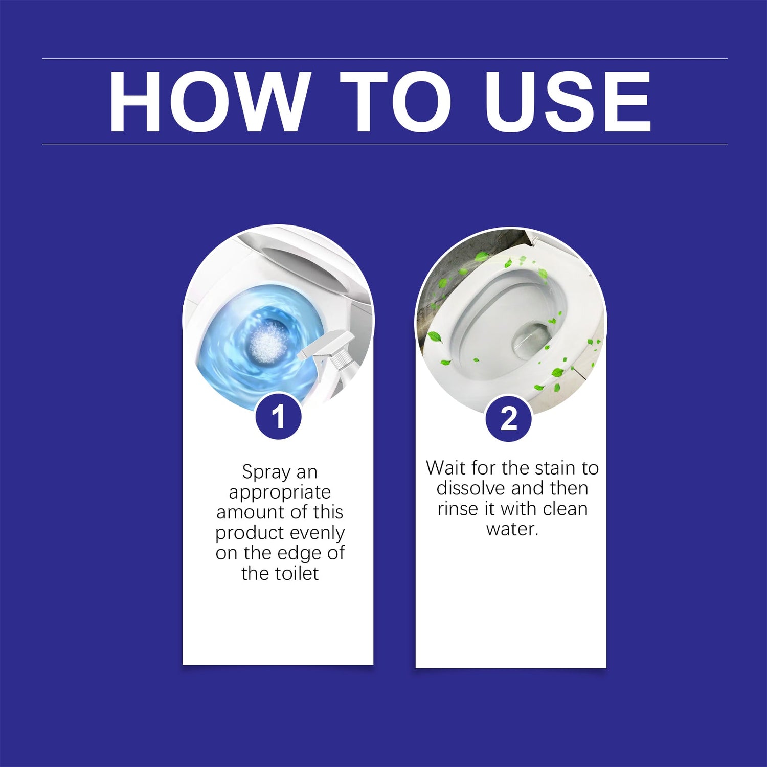 Toilet Foam Odor &amp; Stain Cleaner