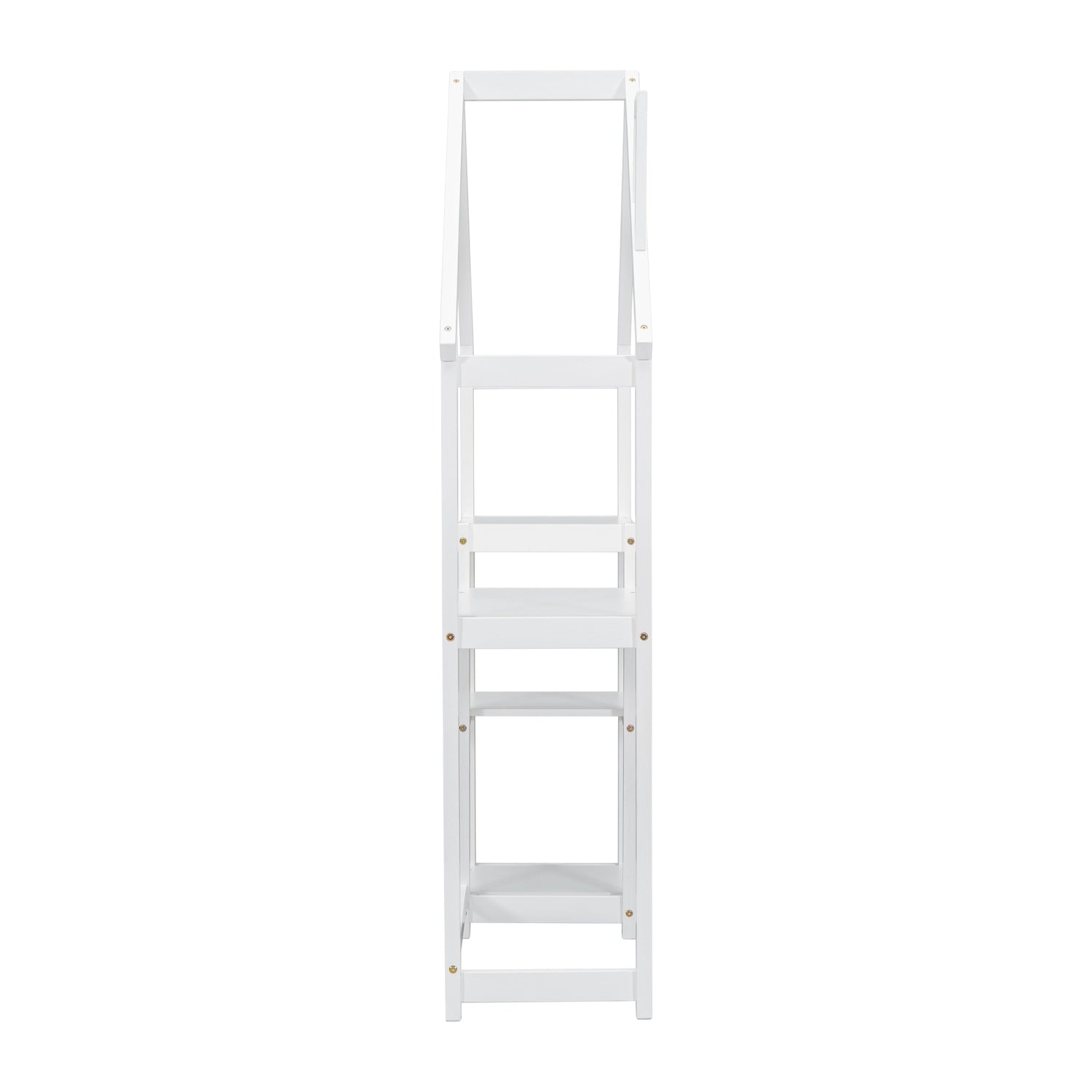 House-shaped Wooden writing Desk,Kids study Table,Bookshelf &amp; Toy Storage,White