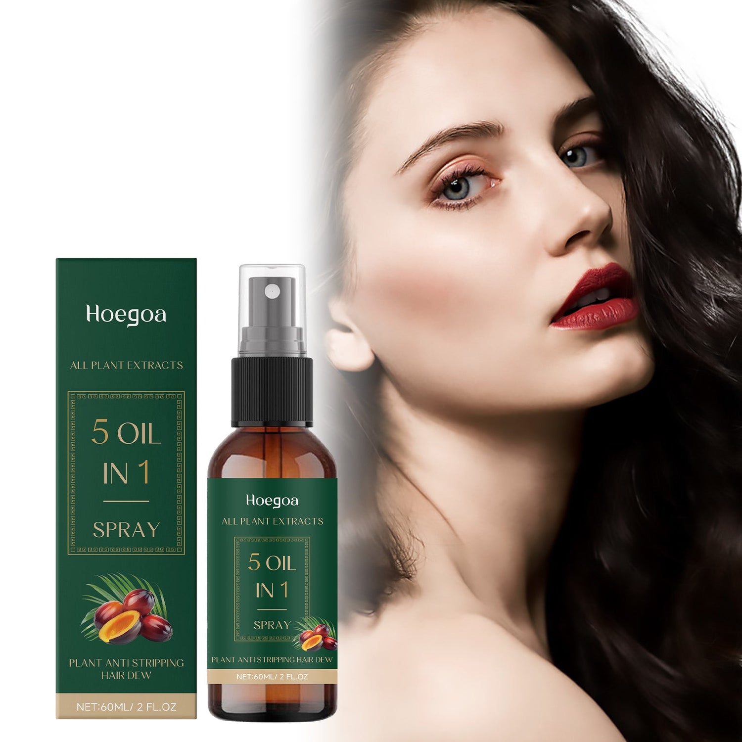 Hair Care Spray Herbal Treatment Spray Protects The Scalp Follicles And Nourishes The Roots For Glossy Hair