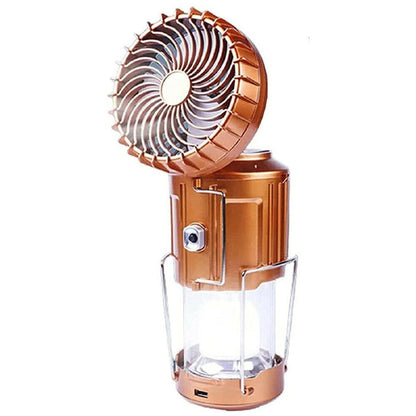 Solar LED Camping Lantern Fan