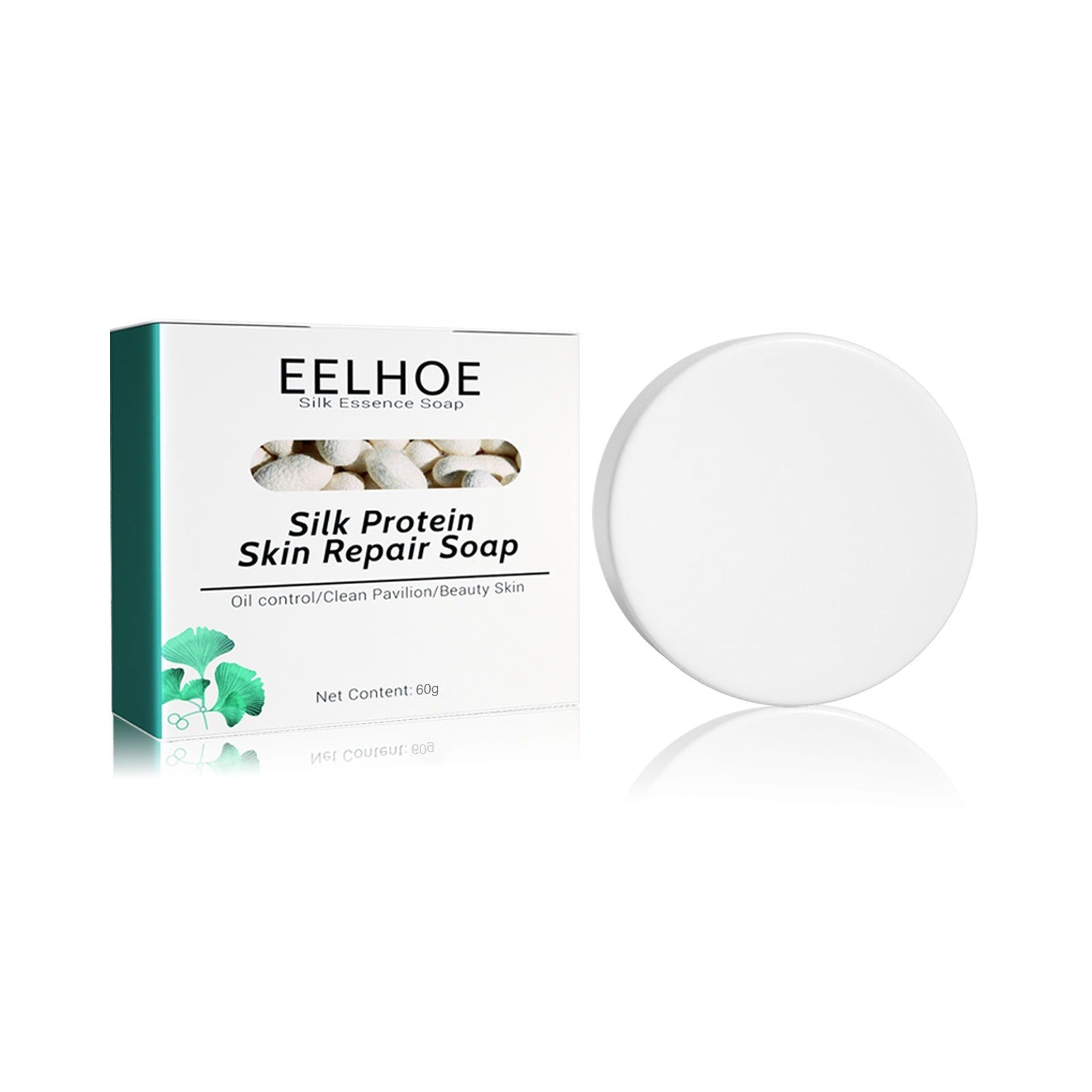EELHOE Silk Goat Milk Hand Soap Deep Cleansing&amp;Repairing Skin Moisturizing&amp;Tender Silk Goat Milk Cleansing Soap