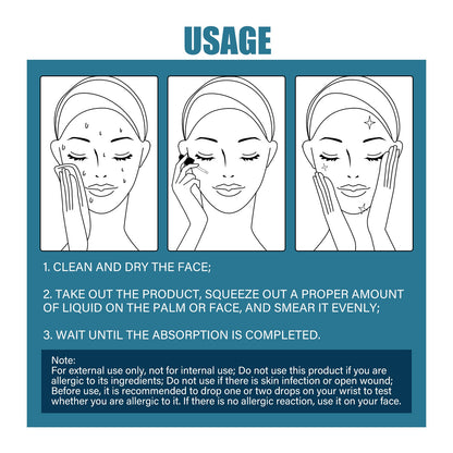 AHA Hydrolytic Extract, Smooths Fine lines, Tights Pores, Moisturizes Brightening And Repairing Skin Essence