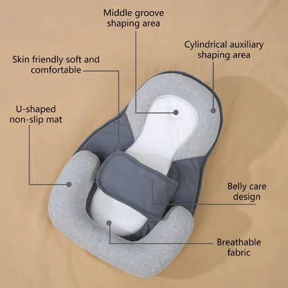 Gentle &amp; Effective Spit Up Prevention Cushion Ergonomic Support Pillow for Baby