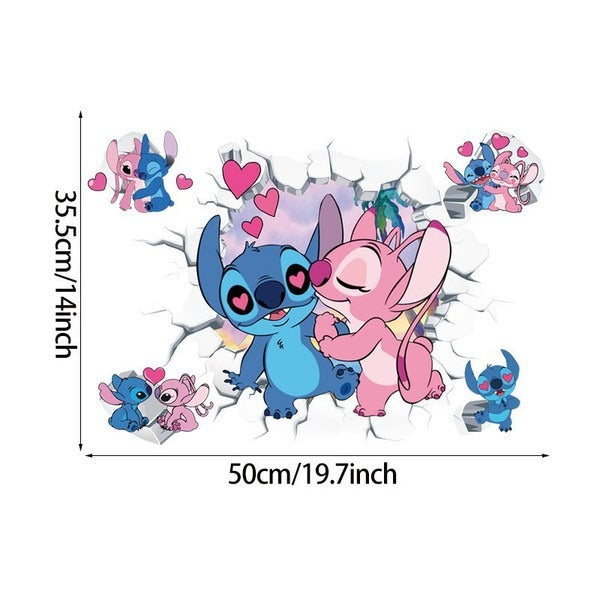 3D Broken Wall Stitch Wallpaper Children&