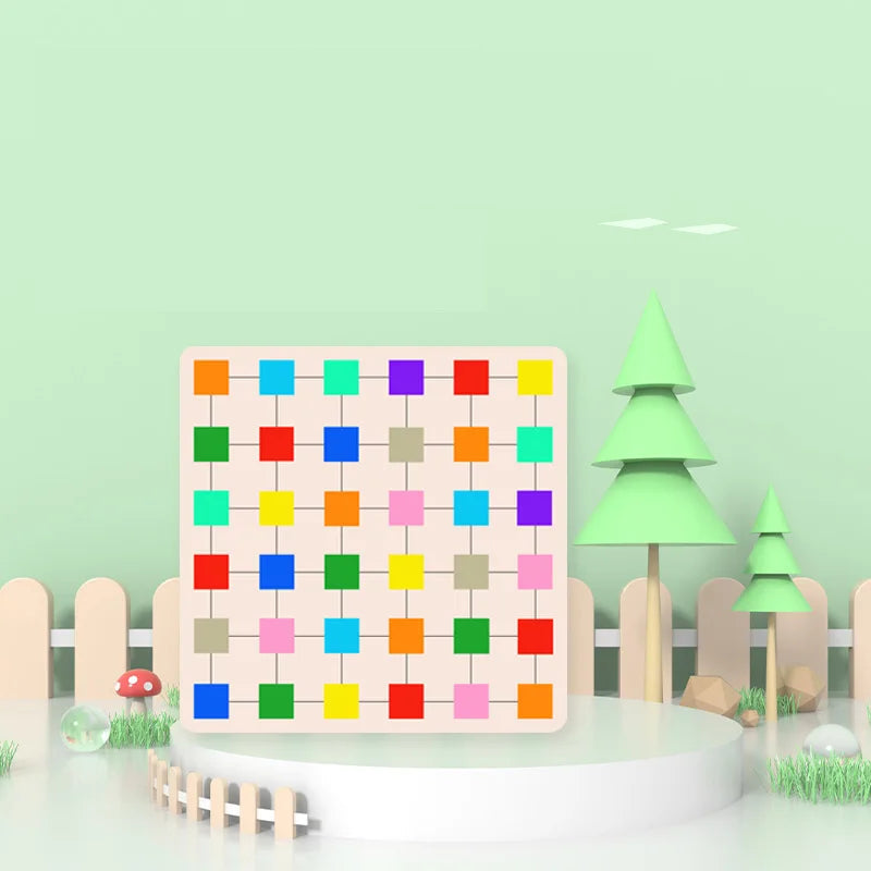 Color block capture puzzle children&