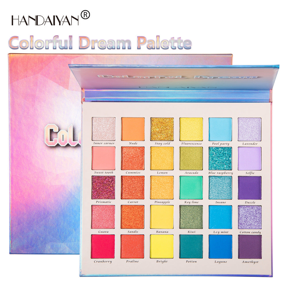 30-Color Glitter Eyeshadow Palette