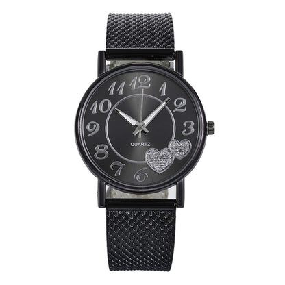 The Latest Top Watch Fashion Women Mesh Belt Watch Wild Lady Creative Gift relojes para mujer Drop Shopping